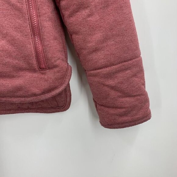 Three Dots Women's Quilted Step Hem Knit Jacket in Heather Tibetan Red Size XS - Picture 5 of 10